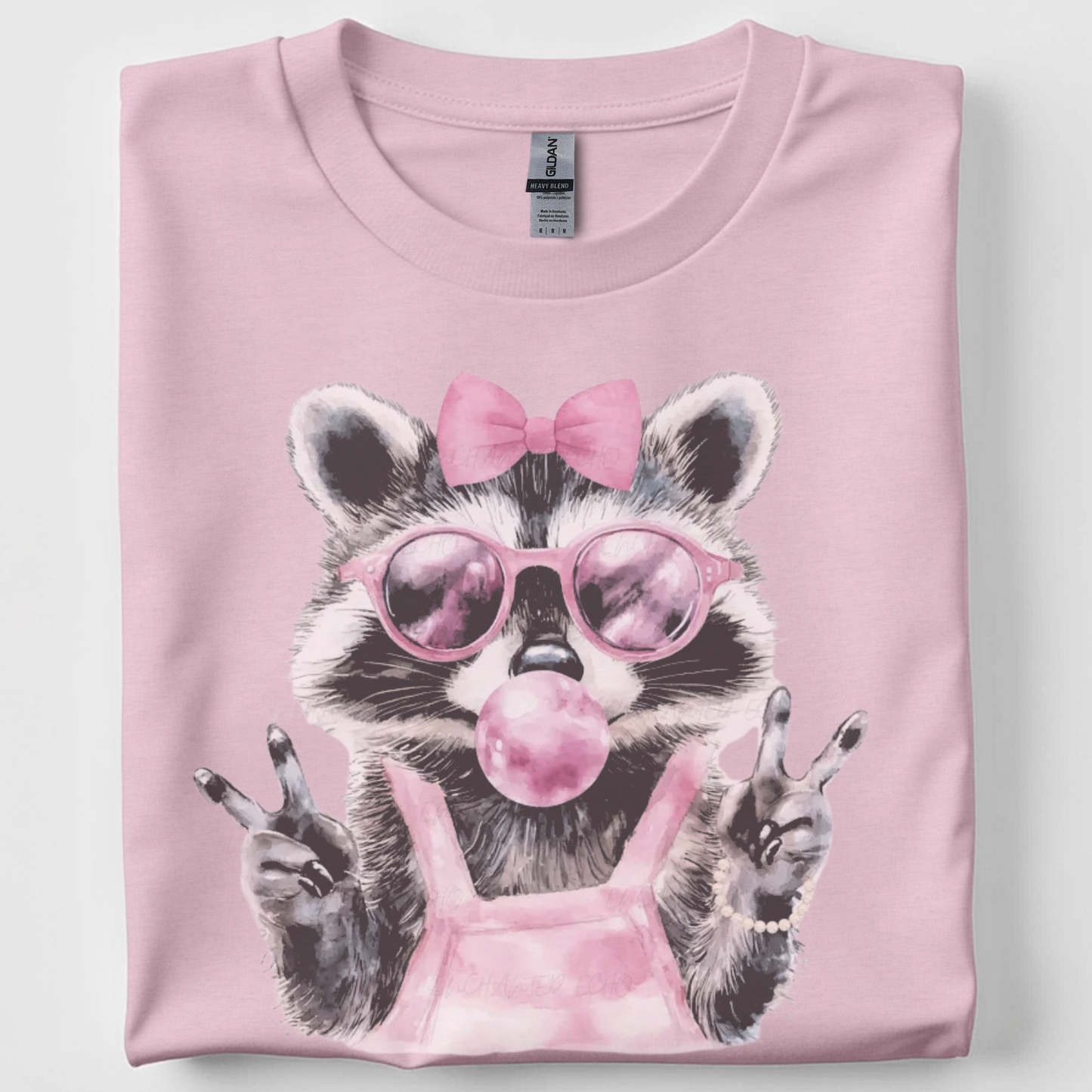 Preppy Raccoon Tshirt