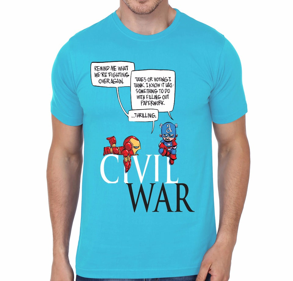 Civil War Light Blue T-Shirt