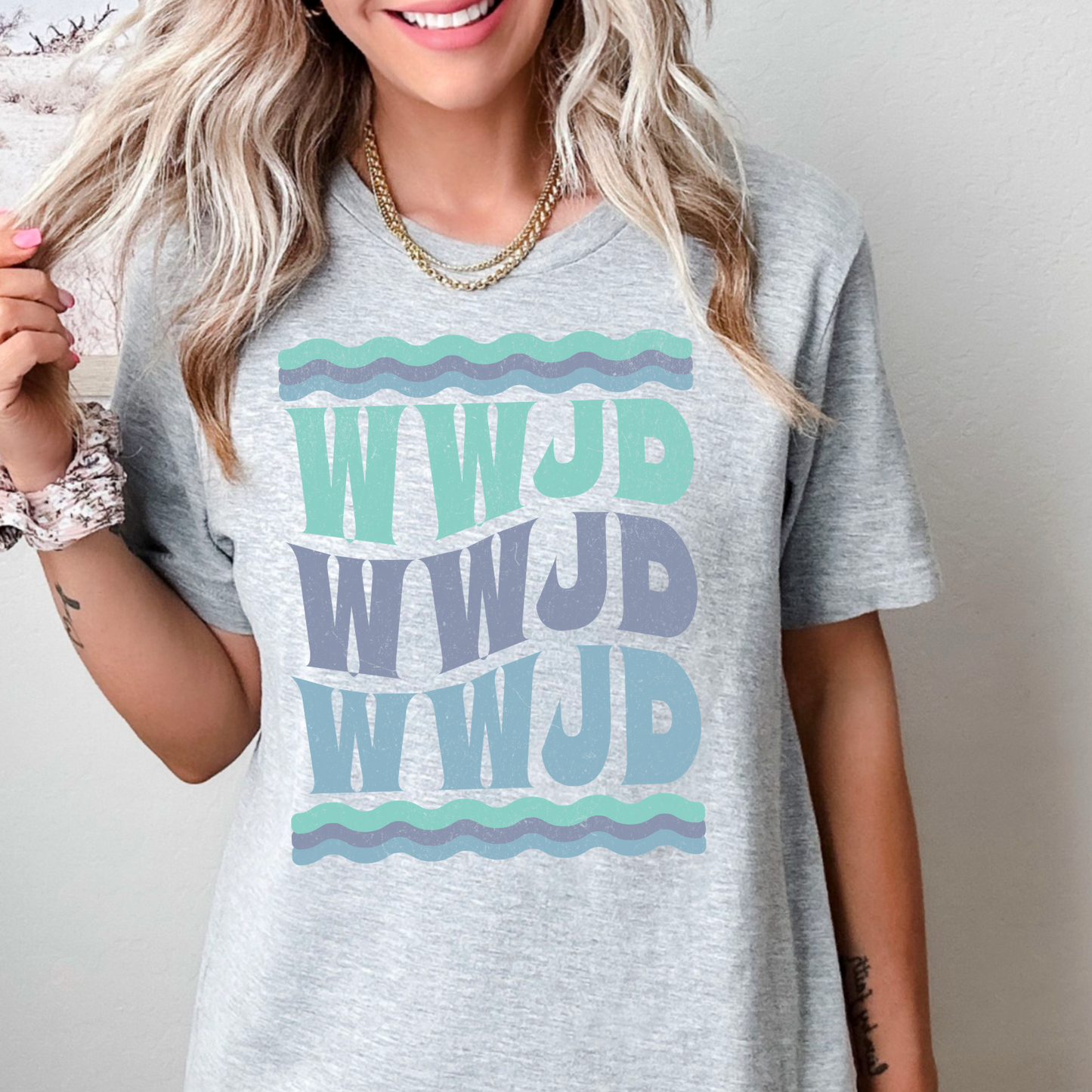 Wwjd Christian Gildan Graphic Tee