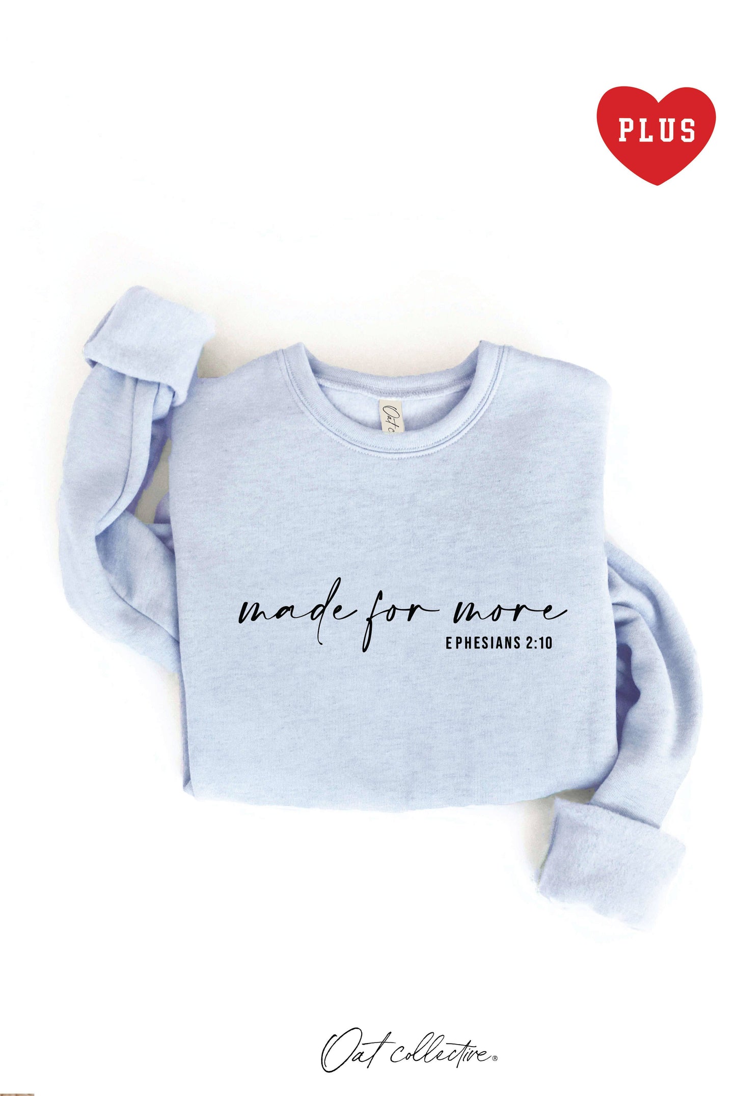 Made For More Plus Graphic Sweatshirt