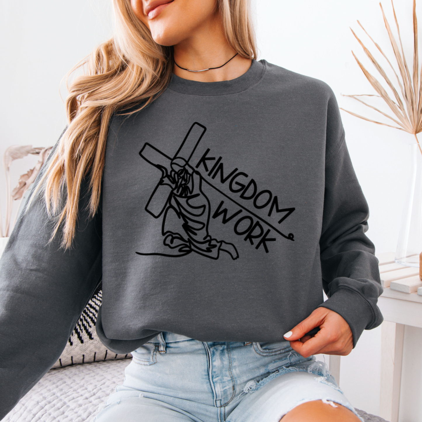 Kingdom Work Christian Graphic Sweatshirt