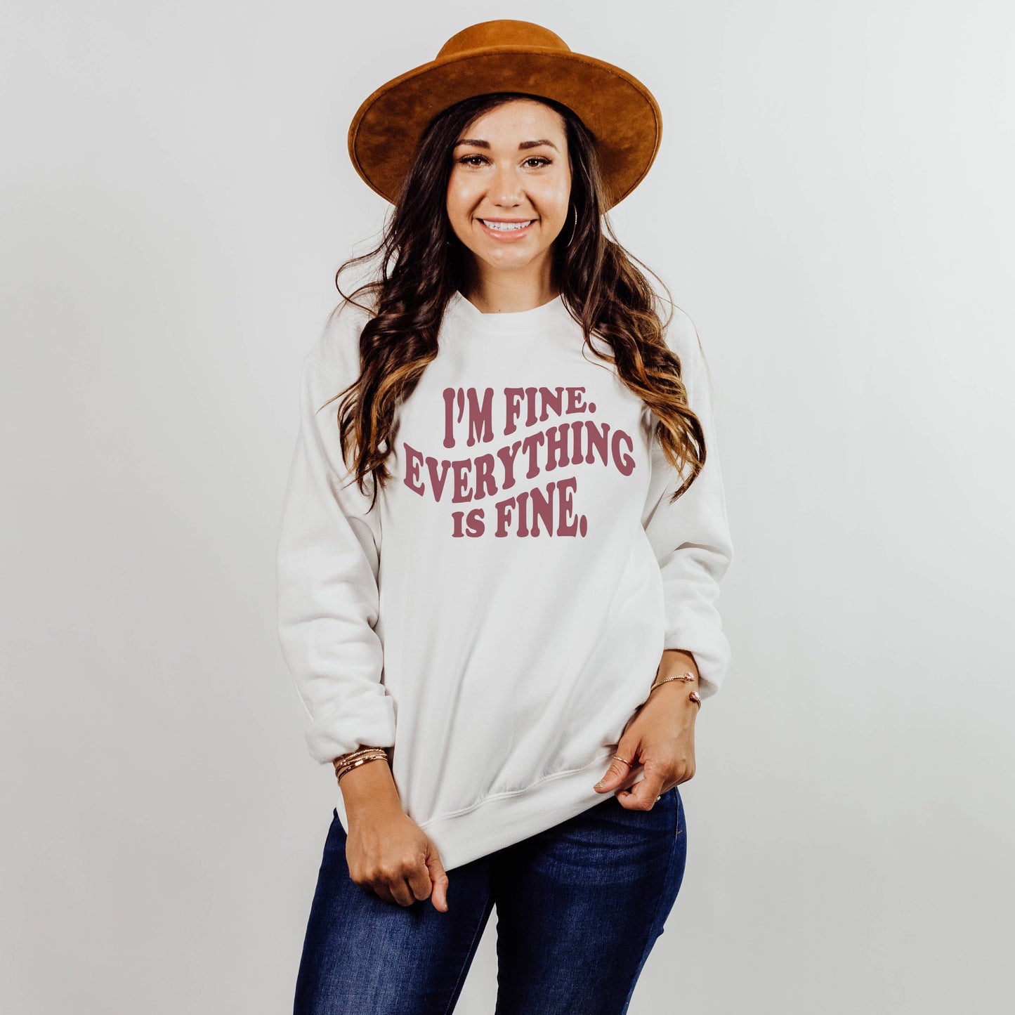 Everything Is Fine Crewneck Sweatshirt | Sizes S-2XL
