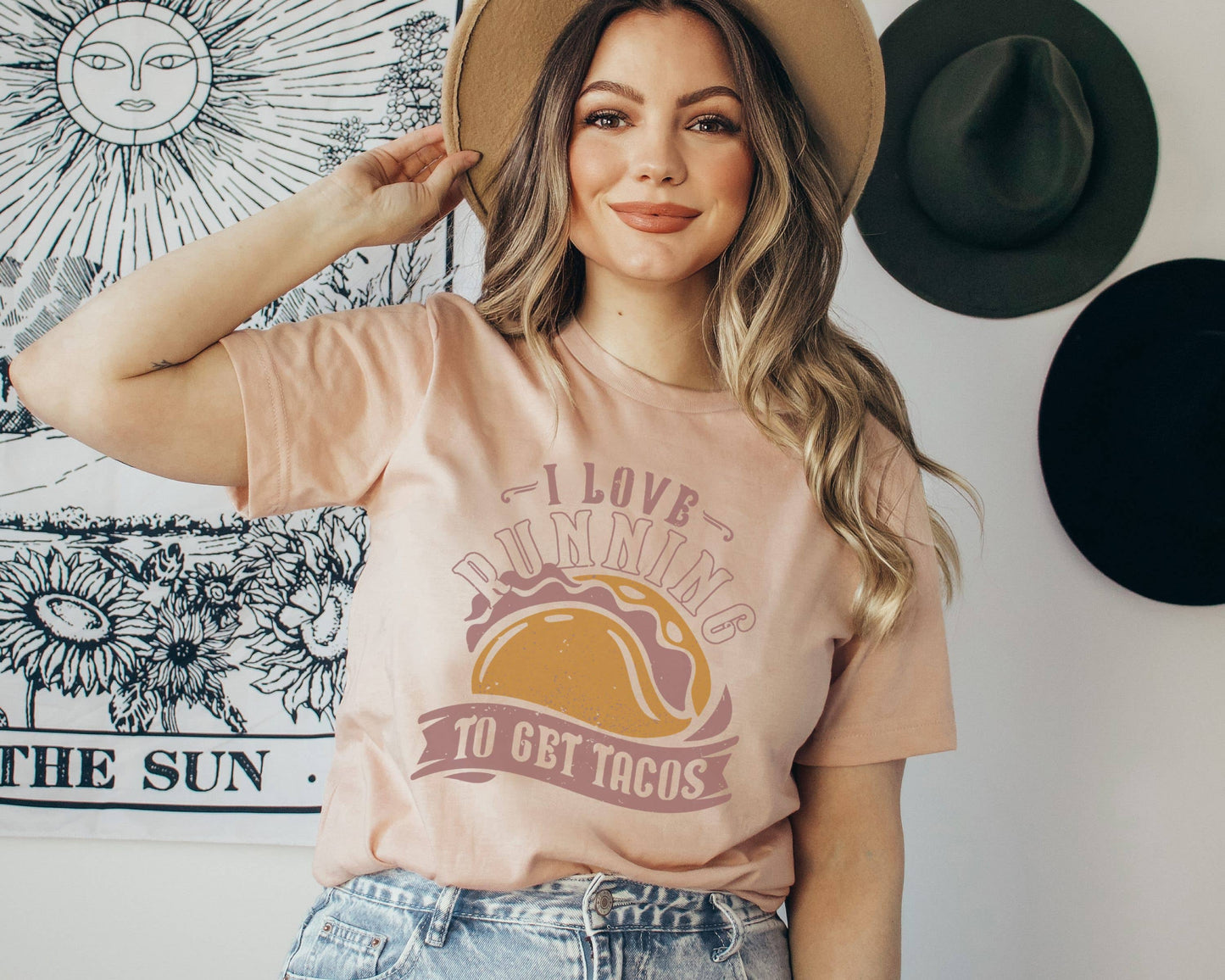 Running To Get Tacos | Funny Taco Tee