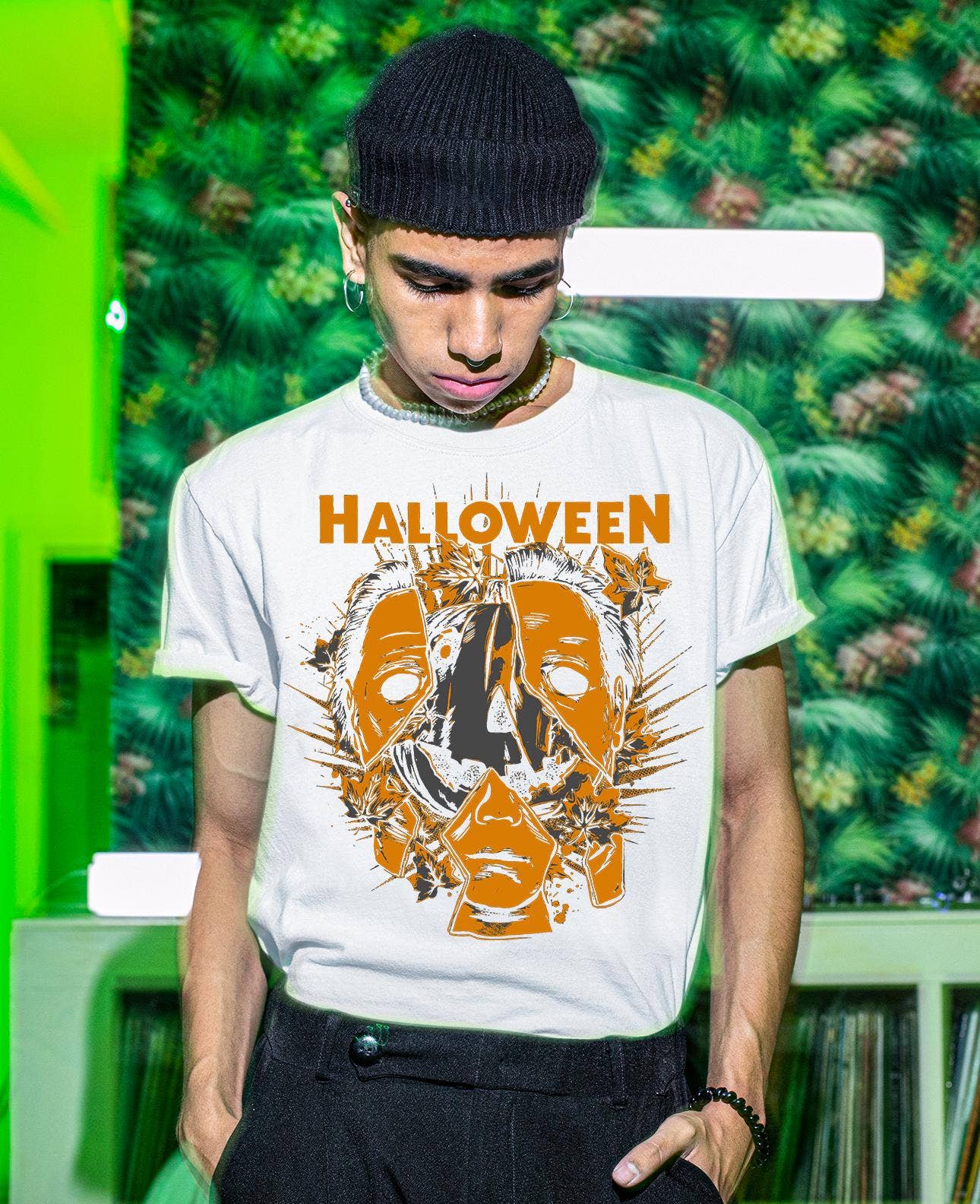 Halloween Michael Myers Horror Movie T-Shirt, Classic Tee