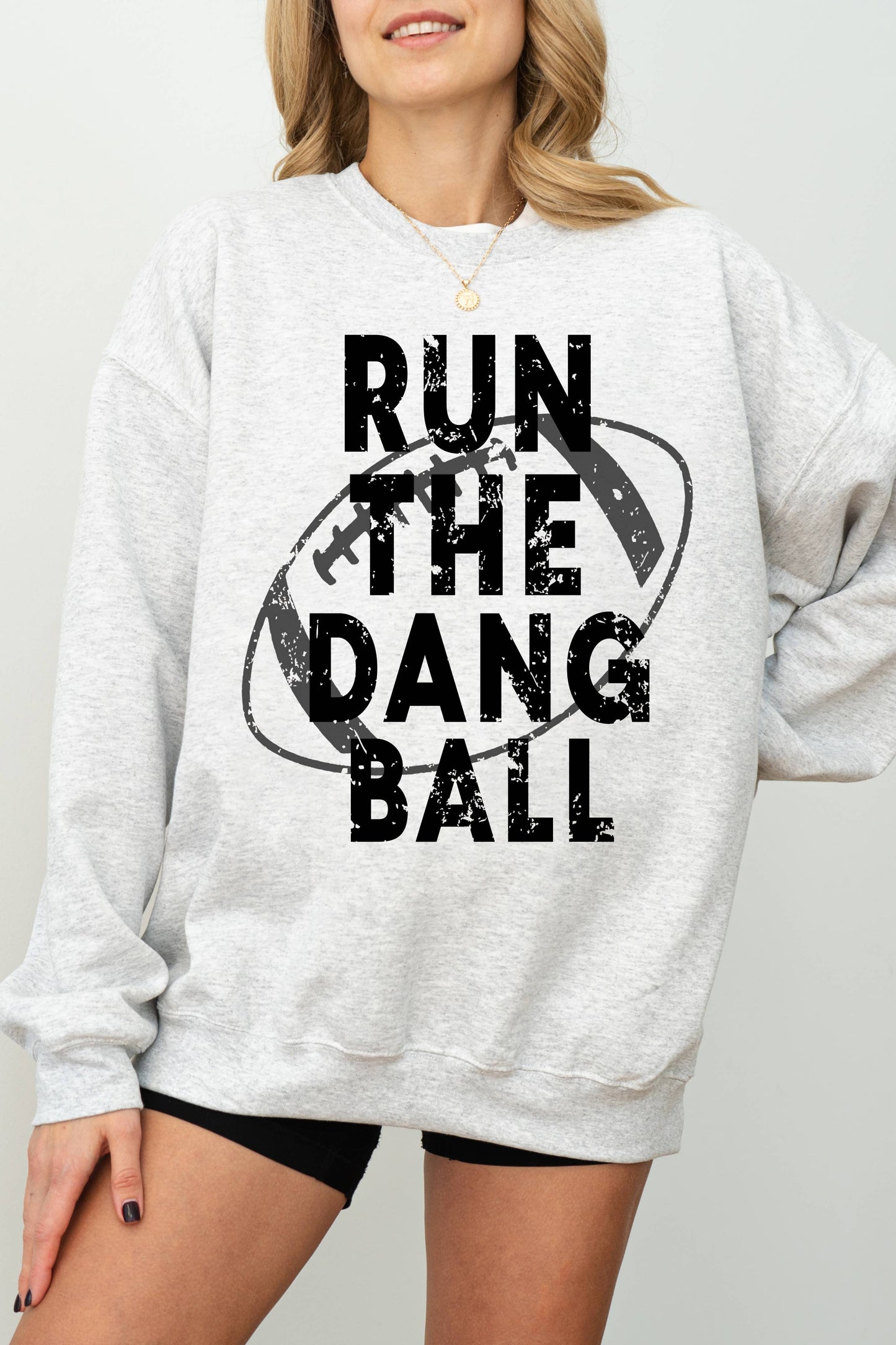 Run the Dang Ball Graphic Sweater