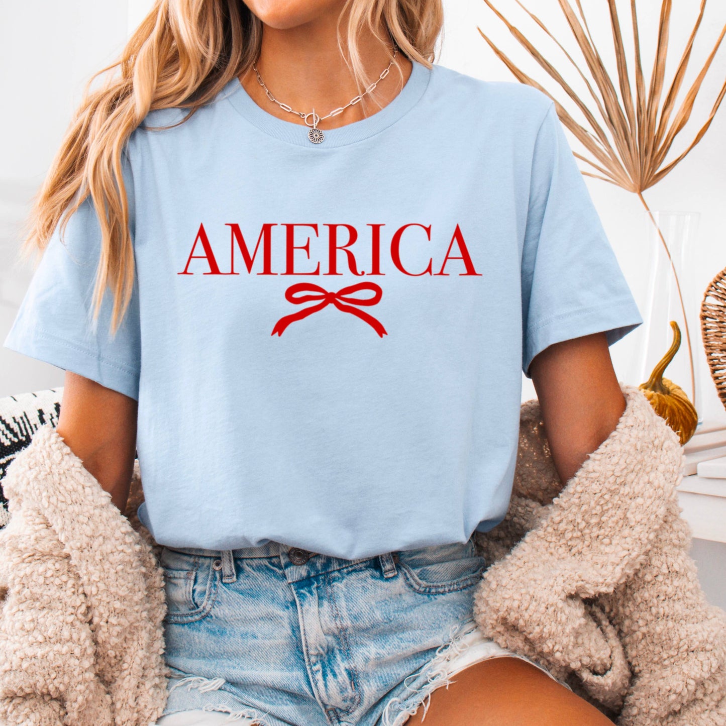 America Coquette | July 4th Graphic Tee | Gildan