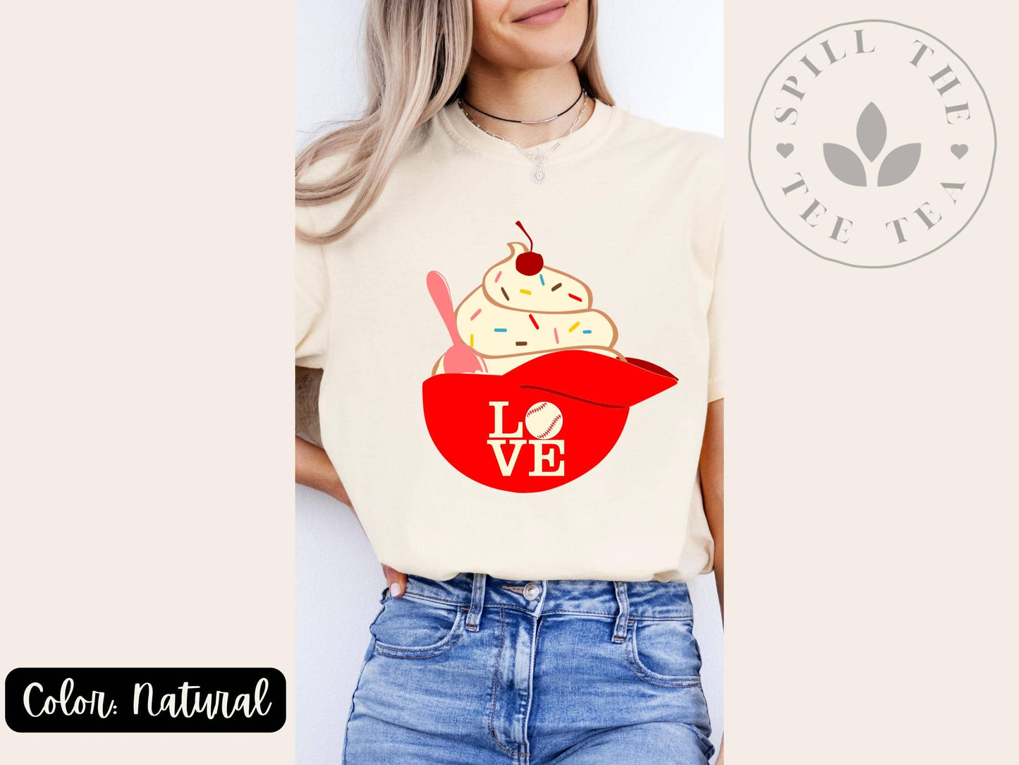 Love Philly Baseball T-Shirt For Women - Cute Philly Gift