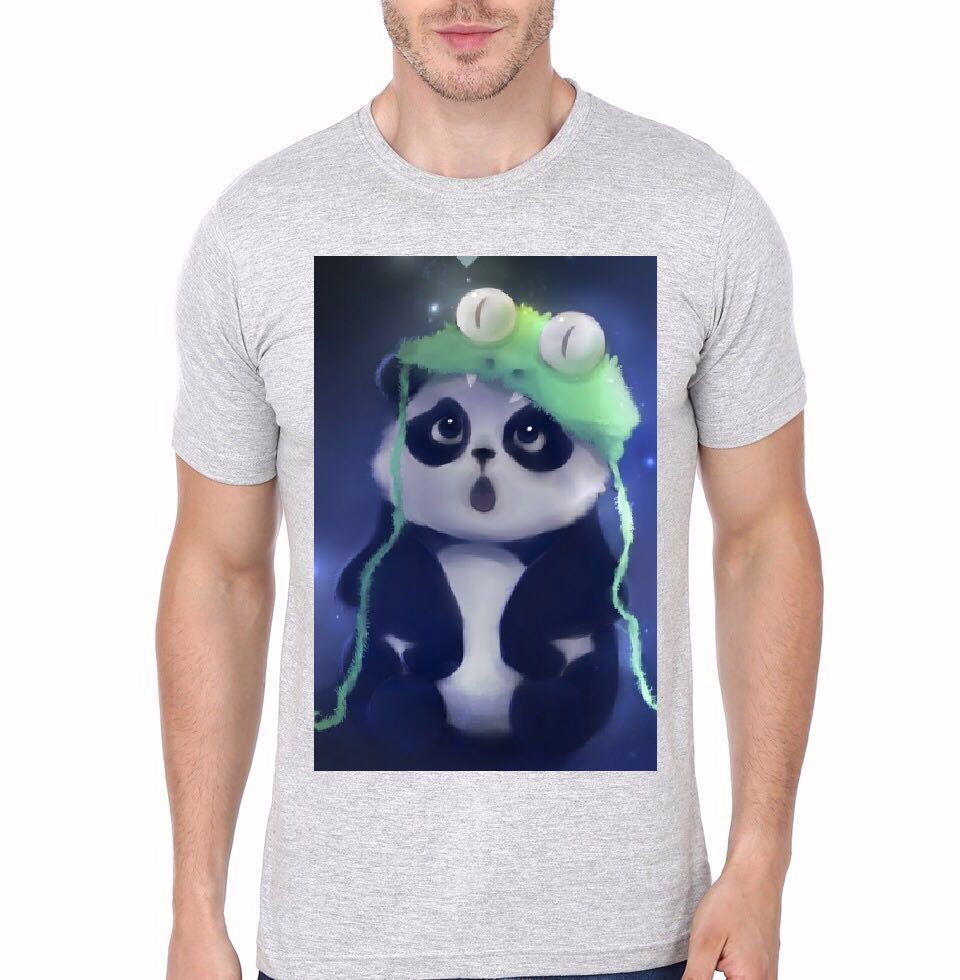 Baby Panda Grey T-Shirt