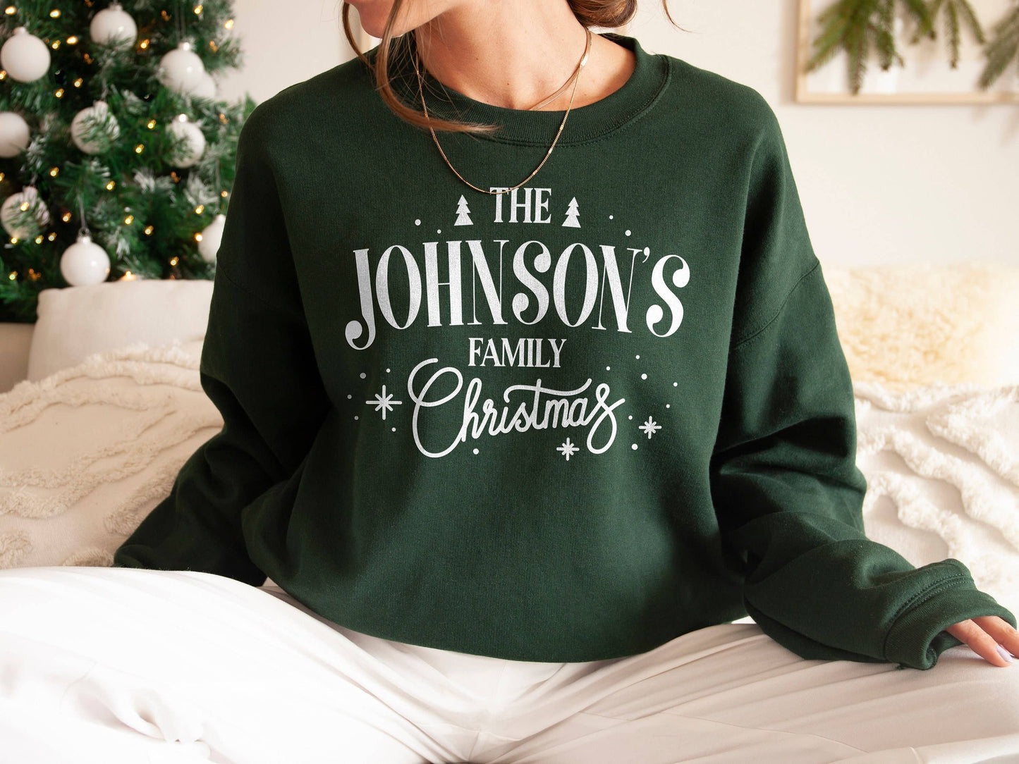 Personalized Family Christmas Jumper- Custom Xmas Sweater