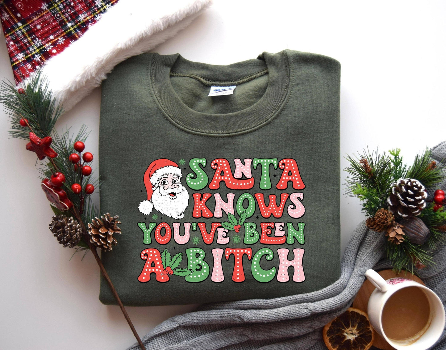 Santa Knows You've Been Naughty Shirt