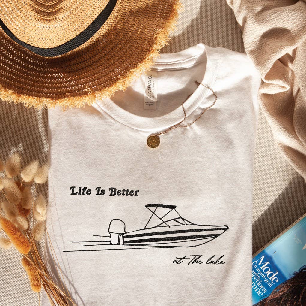 Life Is Better At the Lake Graphic T-Shirt