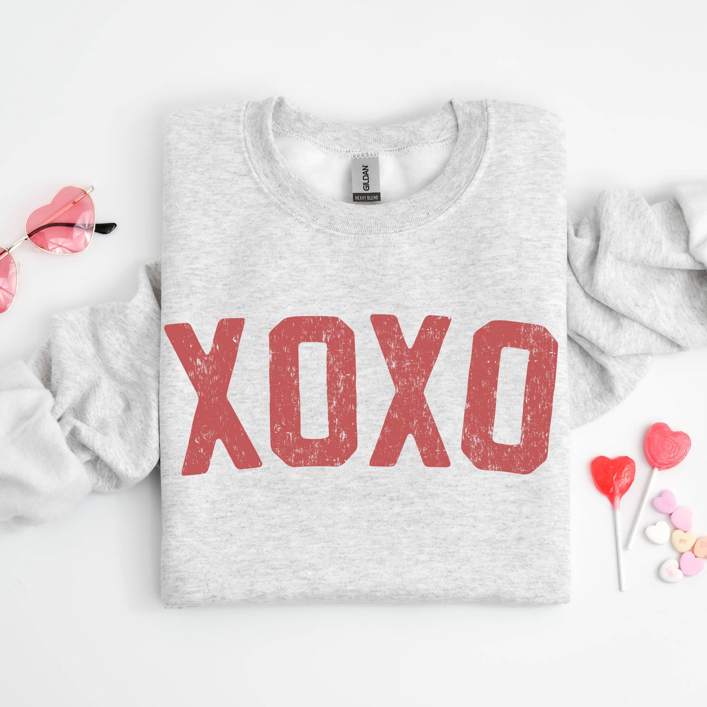 Xoxo Crewneck Sweatshirt, Valentine's Day Shirt