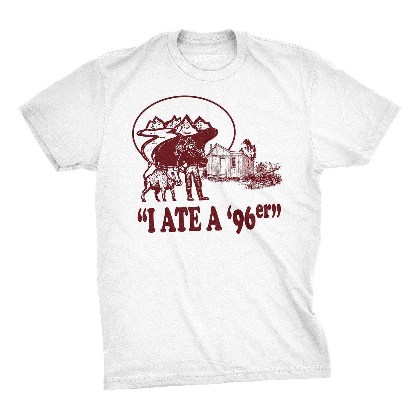 Ate A 96er Men's Tshirt Tv & Movies Graphic Tee Western T