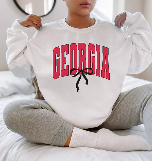Georgia Sweatshirt, Football Apparel, Tourism Merch, Graphic