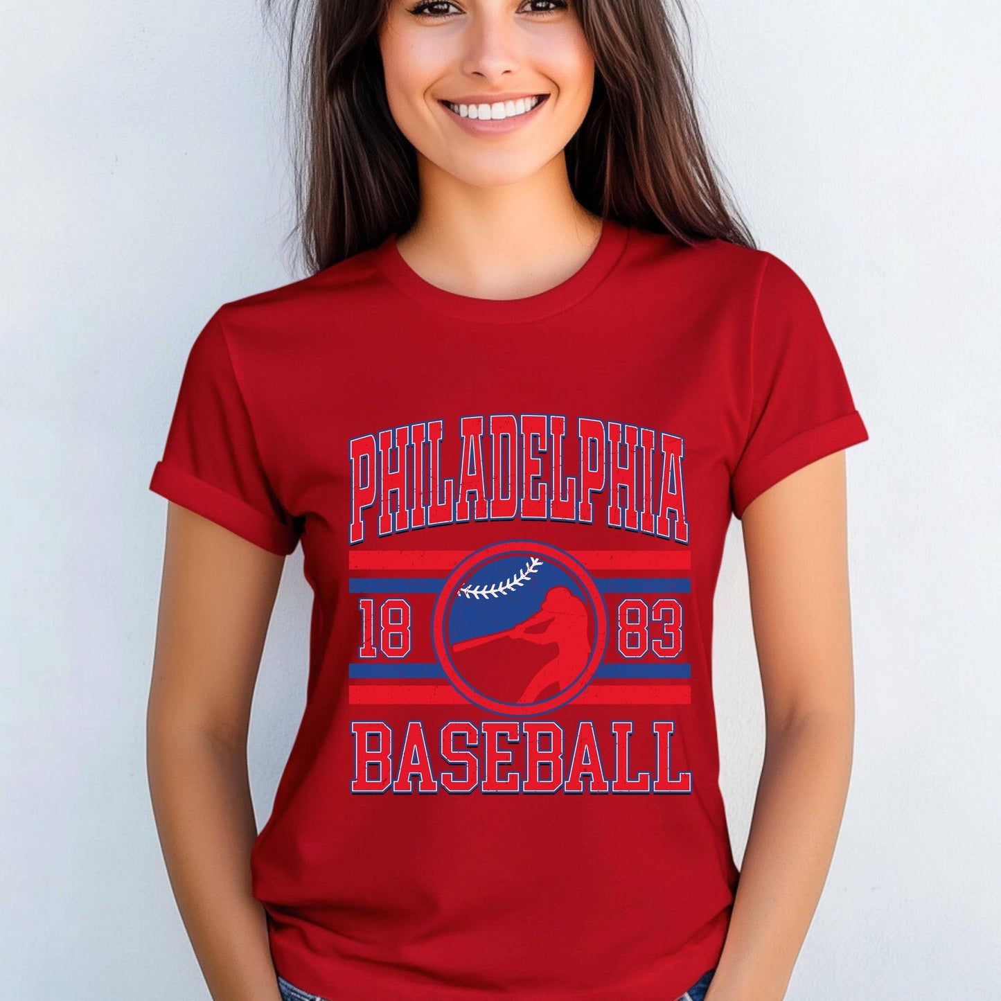 Philly Baseball Vintage Tee - Retro Team Apparel