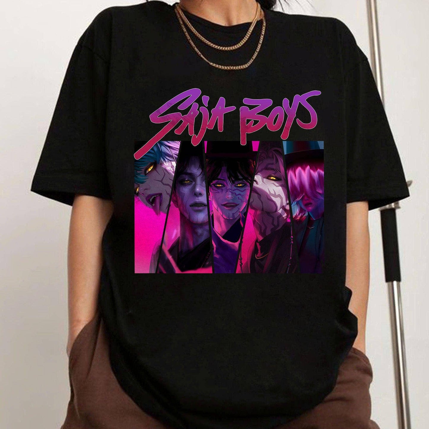 Saja Boys Kpop Demon Hunters Movie Merch Shirt