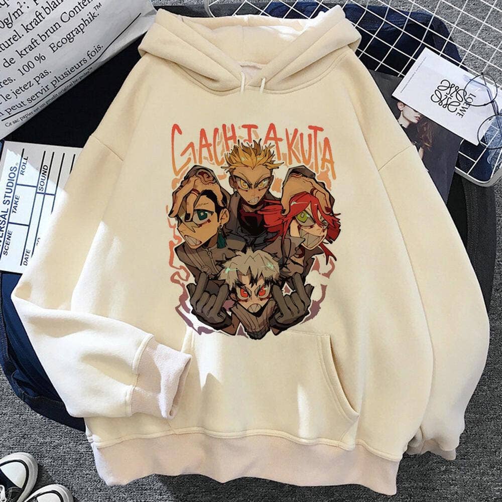 Gachiakuta Anime Oversized Kawaii Pullover Sweatshirt