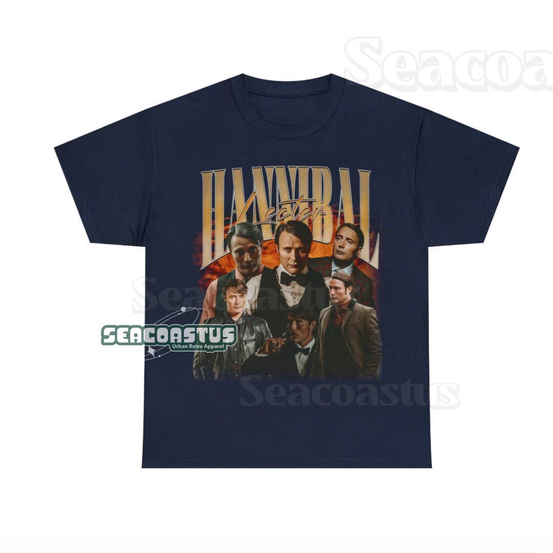 Hannibal Lecter Vintage T-Shirt Retro 90's Graphic Tee