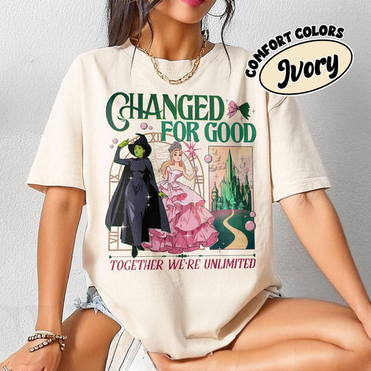 Elphaba and Glinda Shirt - Wicked Musical Movie Fan Gift