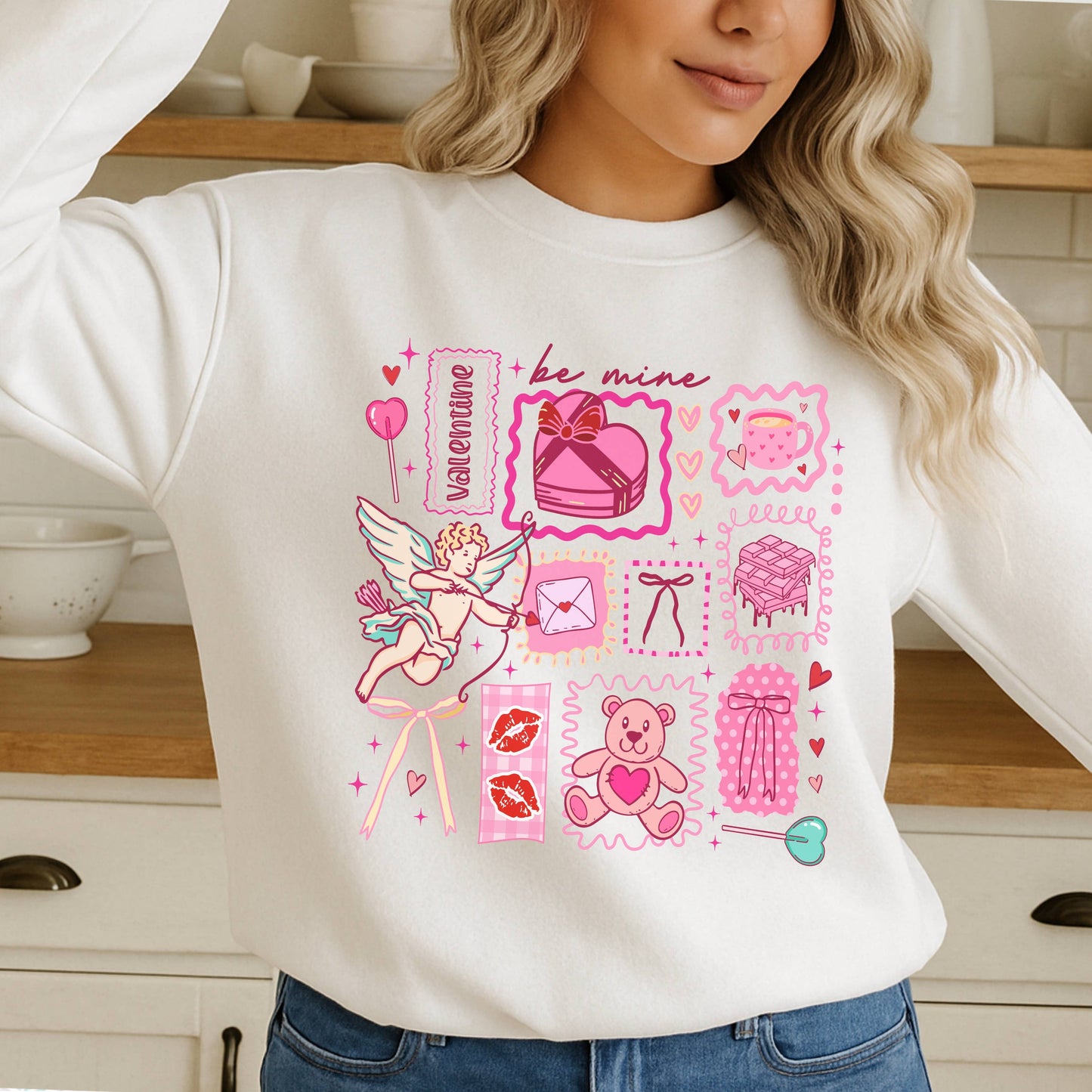 Be My Valentine Sweatshirt | Gildan Brand
