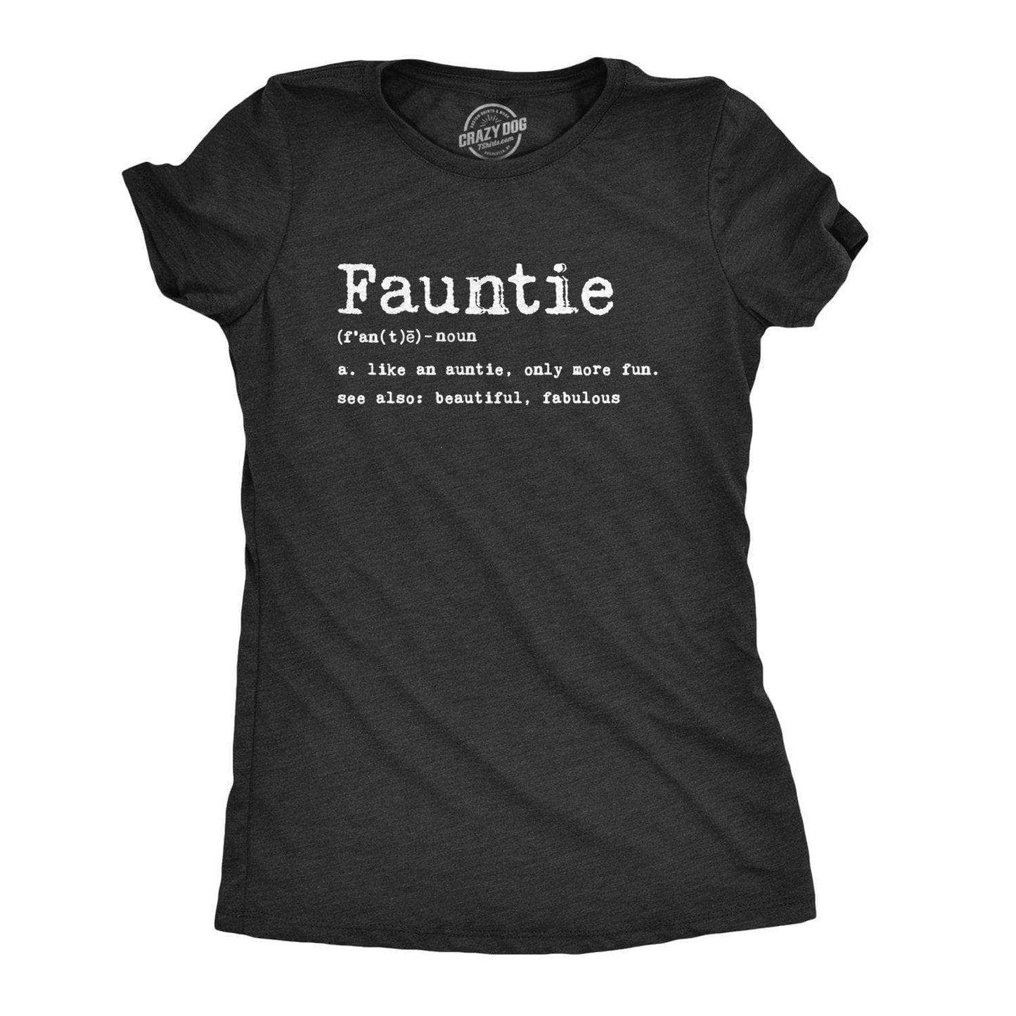 Fauntie Women's Tshirt Aunt Graphic Tee Western Plus Size
