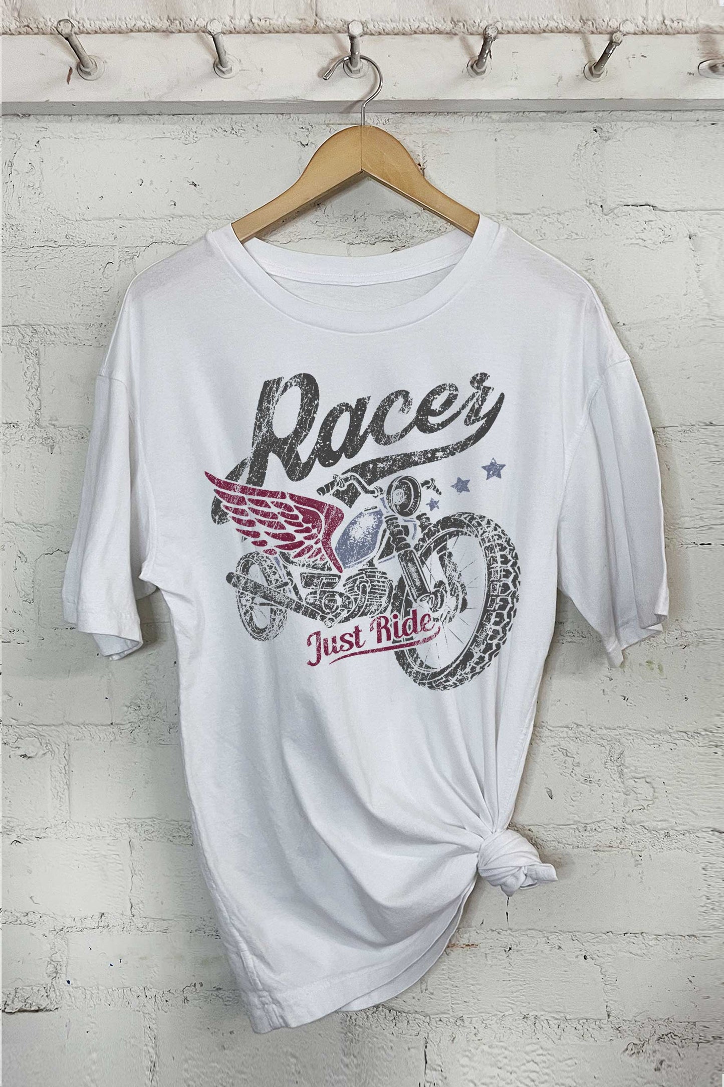 Racer Just Ride-Oversized Tee