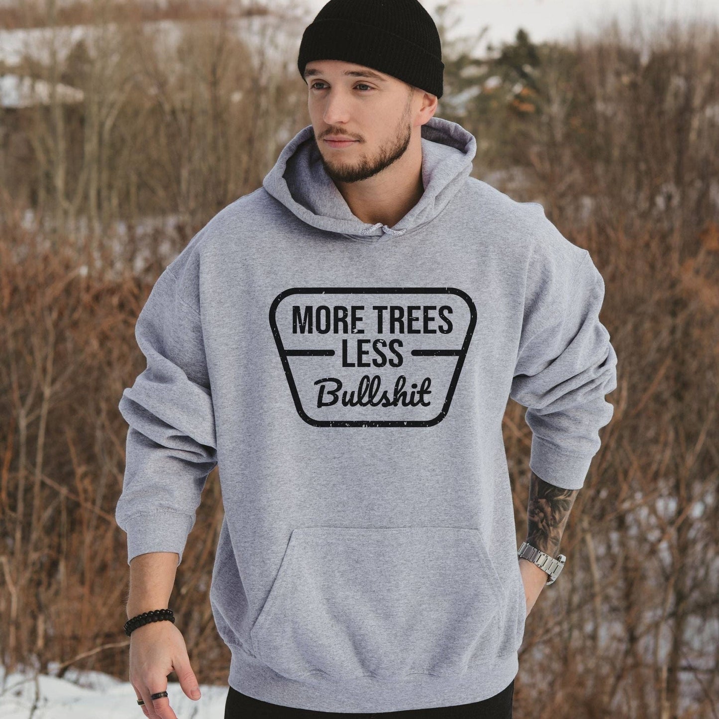 More Trees Less Bullshit Crewneck Sweatshirt Hoodie 151