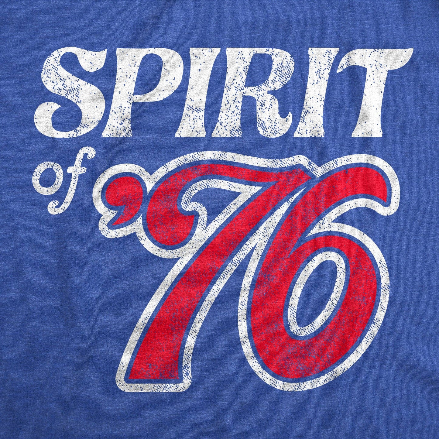 Spirit of 76 Men's Tshirt Fourth of July Graphic Tee Western