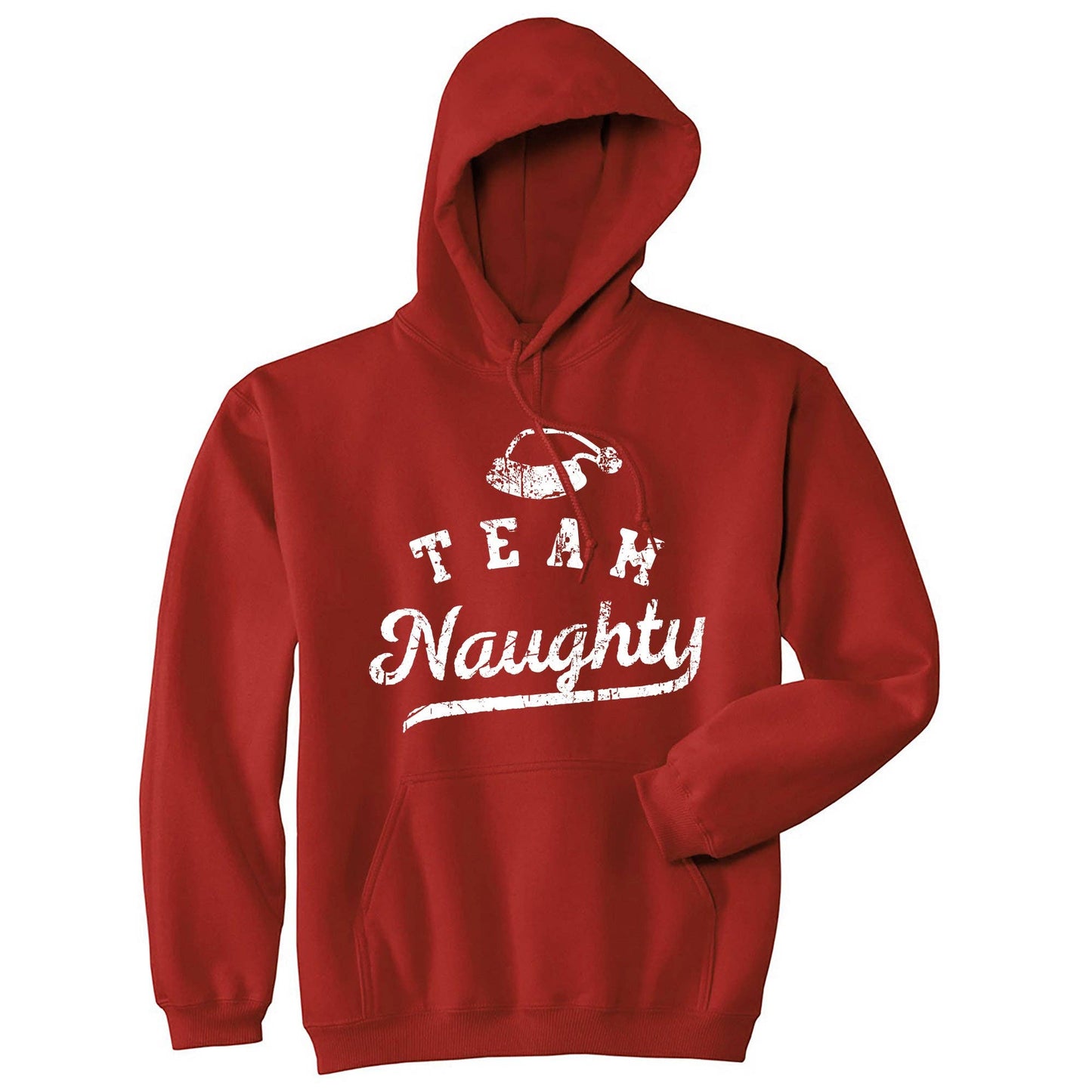 Team Naughty Hoodie Christmas Graphic Hoodie Sweatshirt