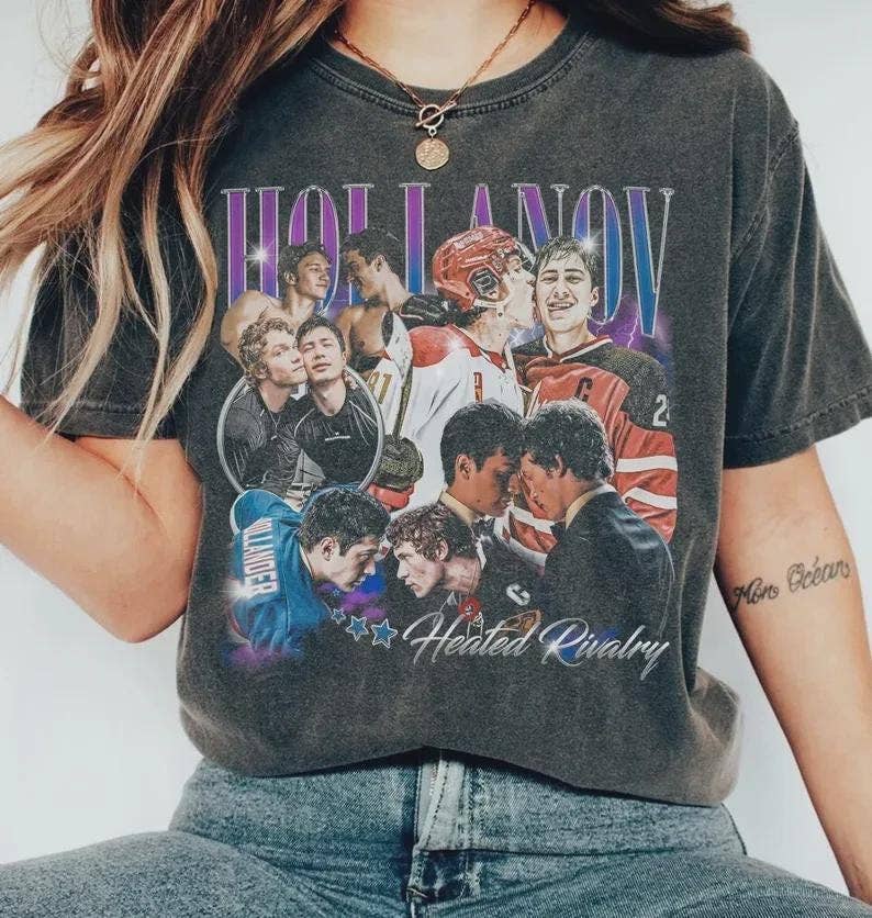Heated Rivalry Vintage Hockey Romance Tee