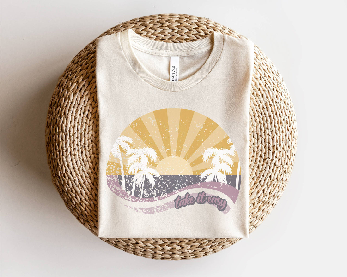 Retro Take It Easy Tee | Beachy Vibes Tee