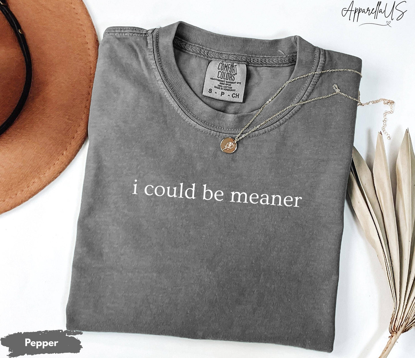 I Could Be Meaner Sarcastic Funny Sweatshirt