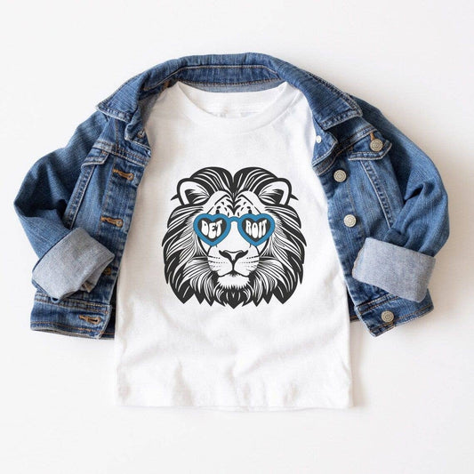 Detroit Lions Toddler Football Shirt Mommy and Me Retro Tee