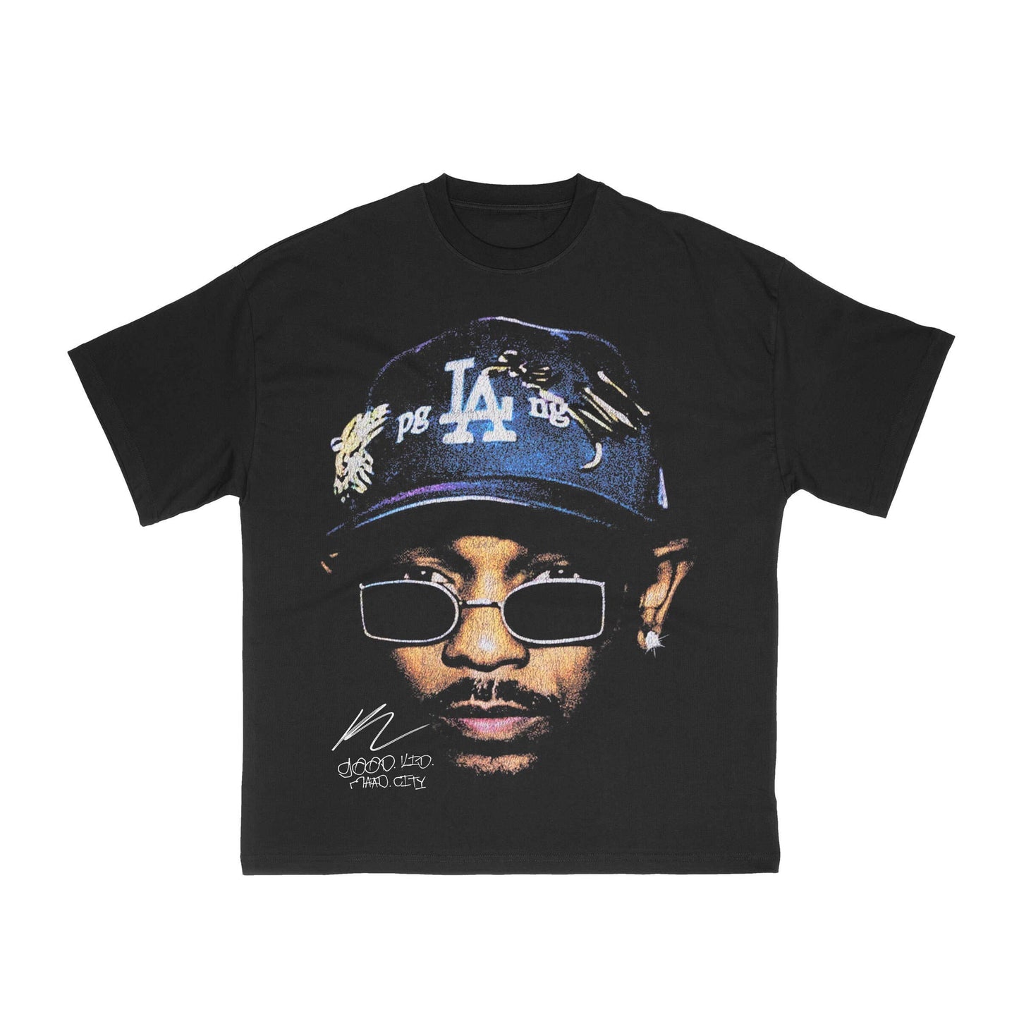 Kendrick Lamar Autograph Vintage Graphic Rap Tee