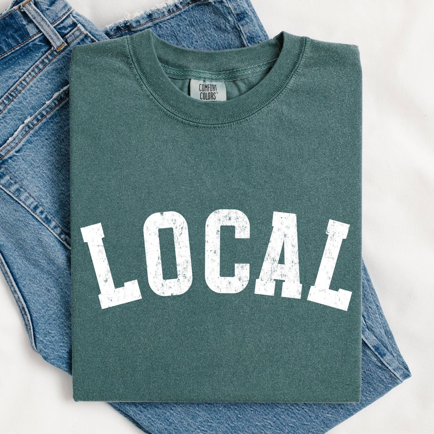 Local Graphic Tee Minimalist Shop Local Unisex Shirt