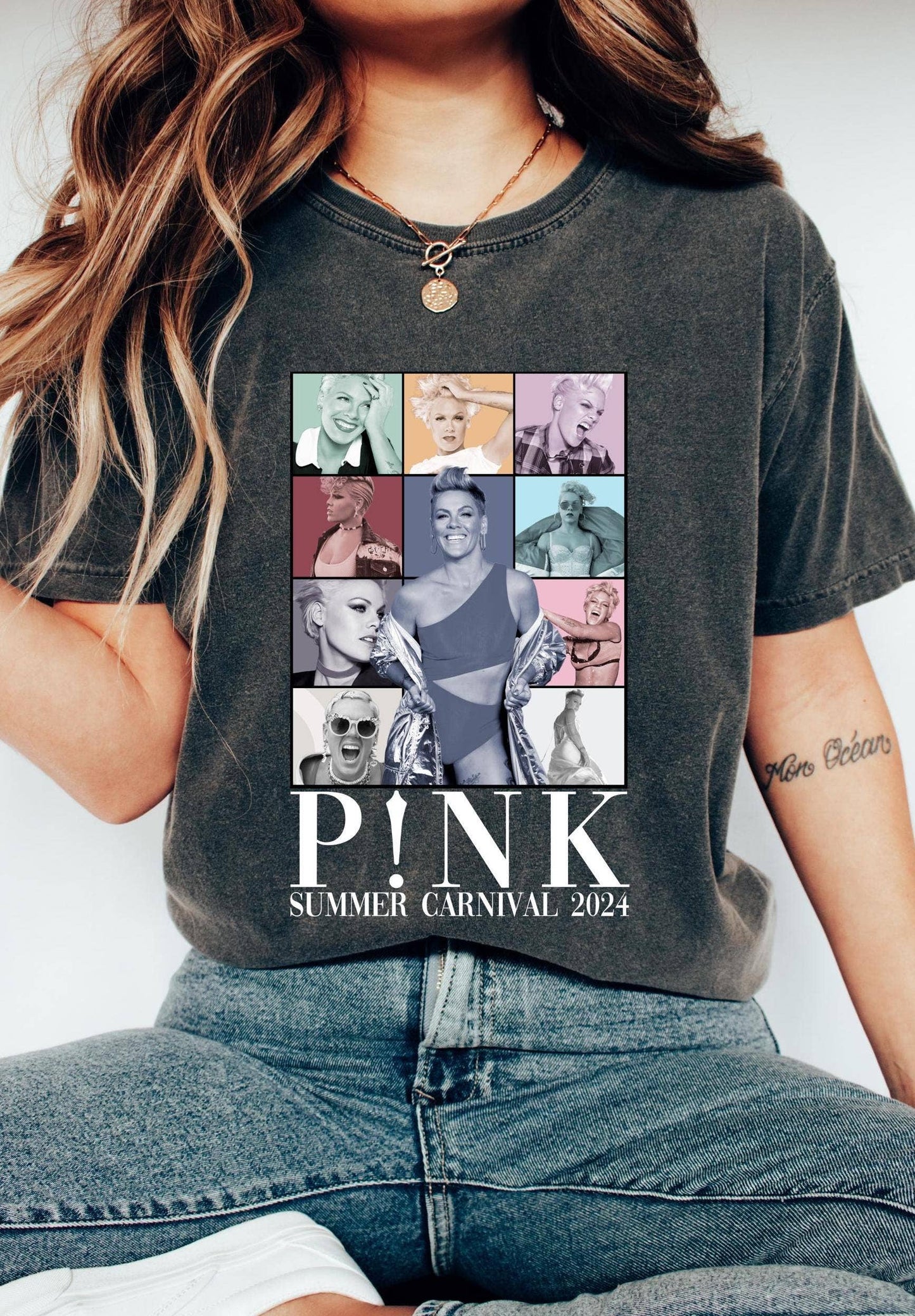 P!Nk Summer Carnival 2024 Tour Shirt – Trustfall Concert Tee
