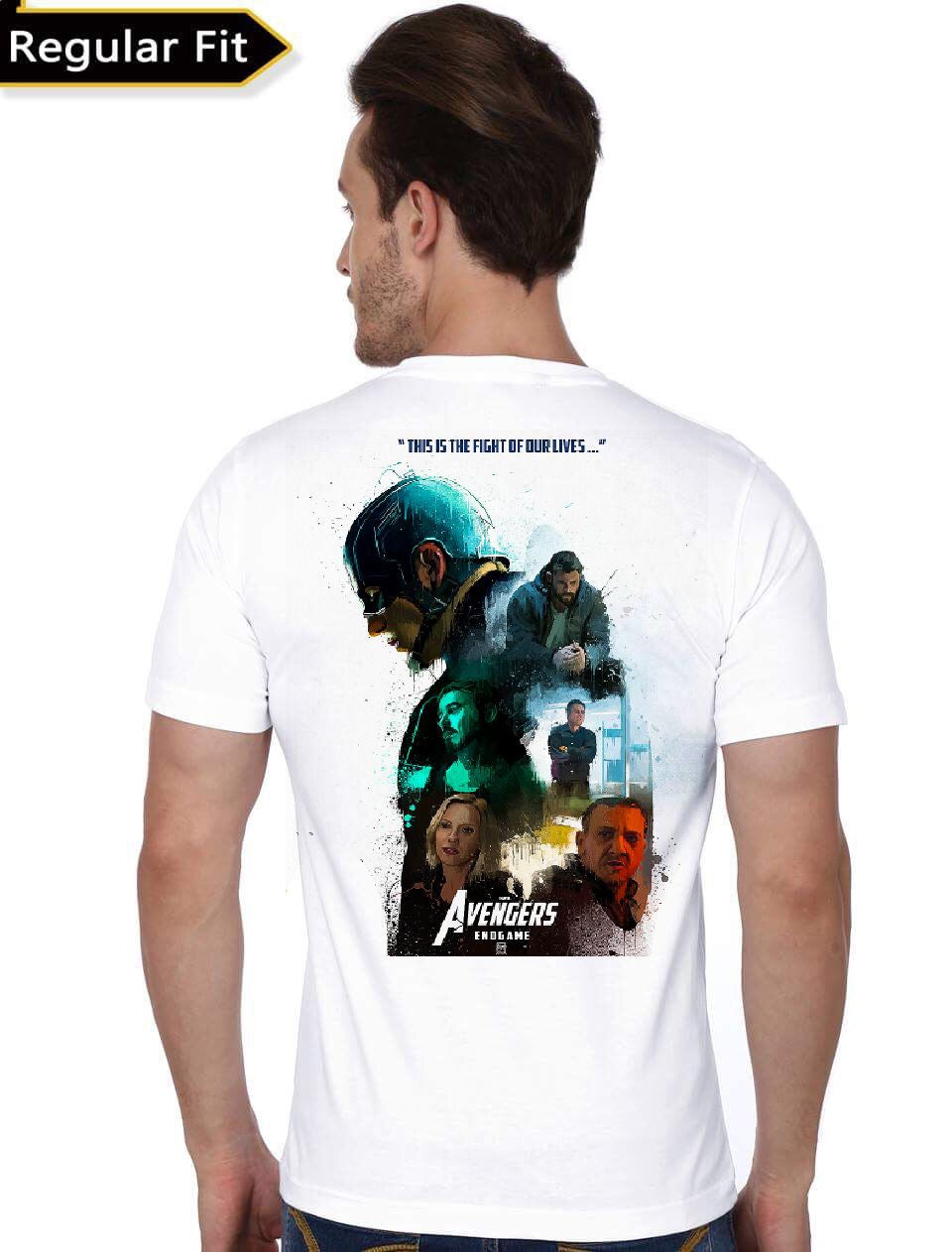 Avengers Endgame White T-Shirt
