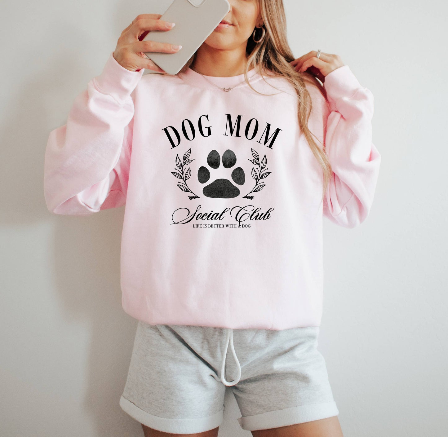 Dog Mom Sweatshirt, Dog Mom Social Club Sweatshirt