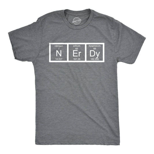 Element of Nerdy Men's Tshirt Nerdy Graphic Tee Western T