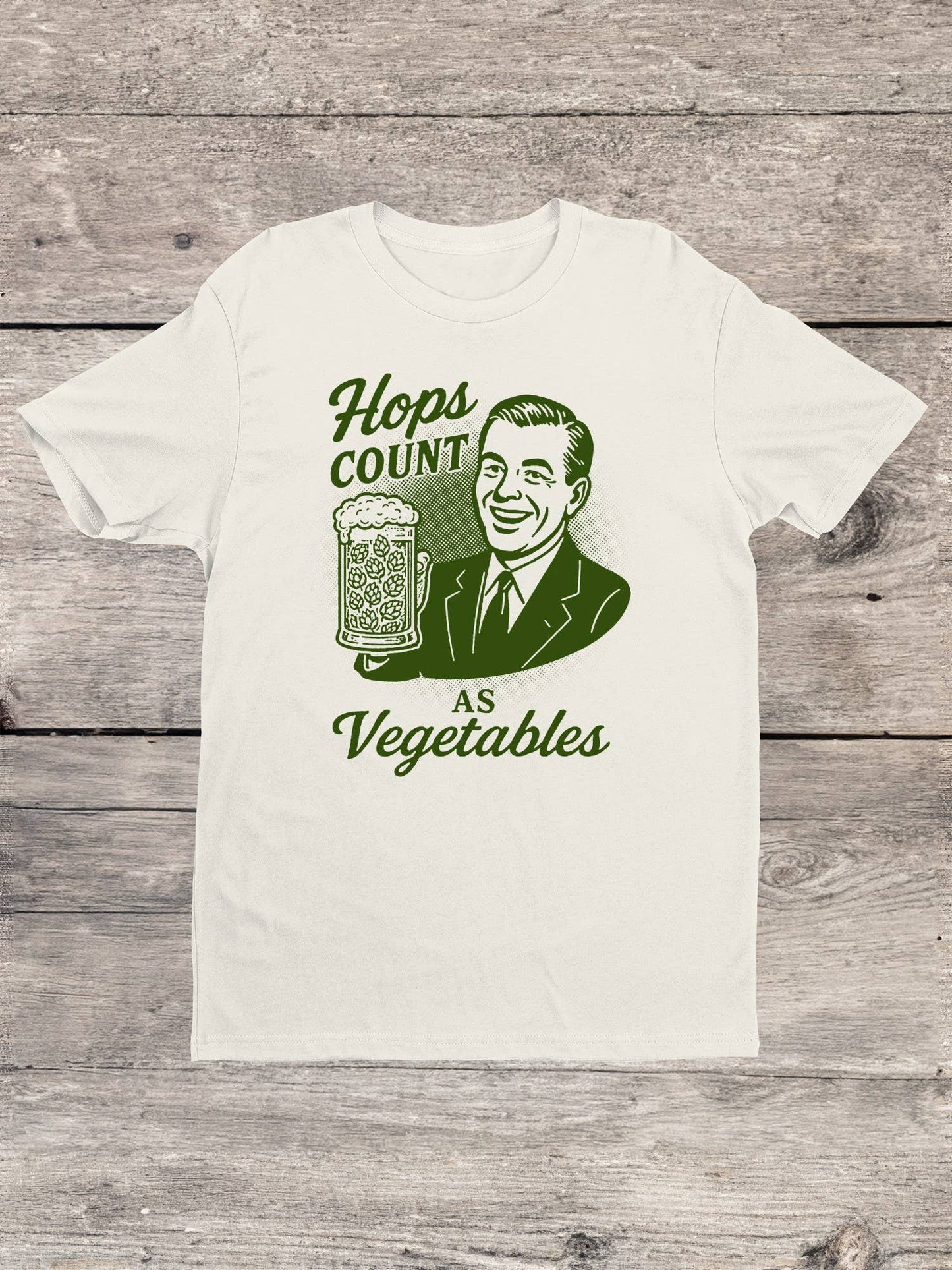 Hops Count As Vegetables Men's T-Shirt