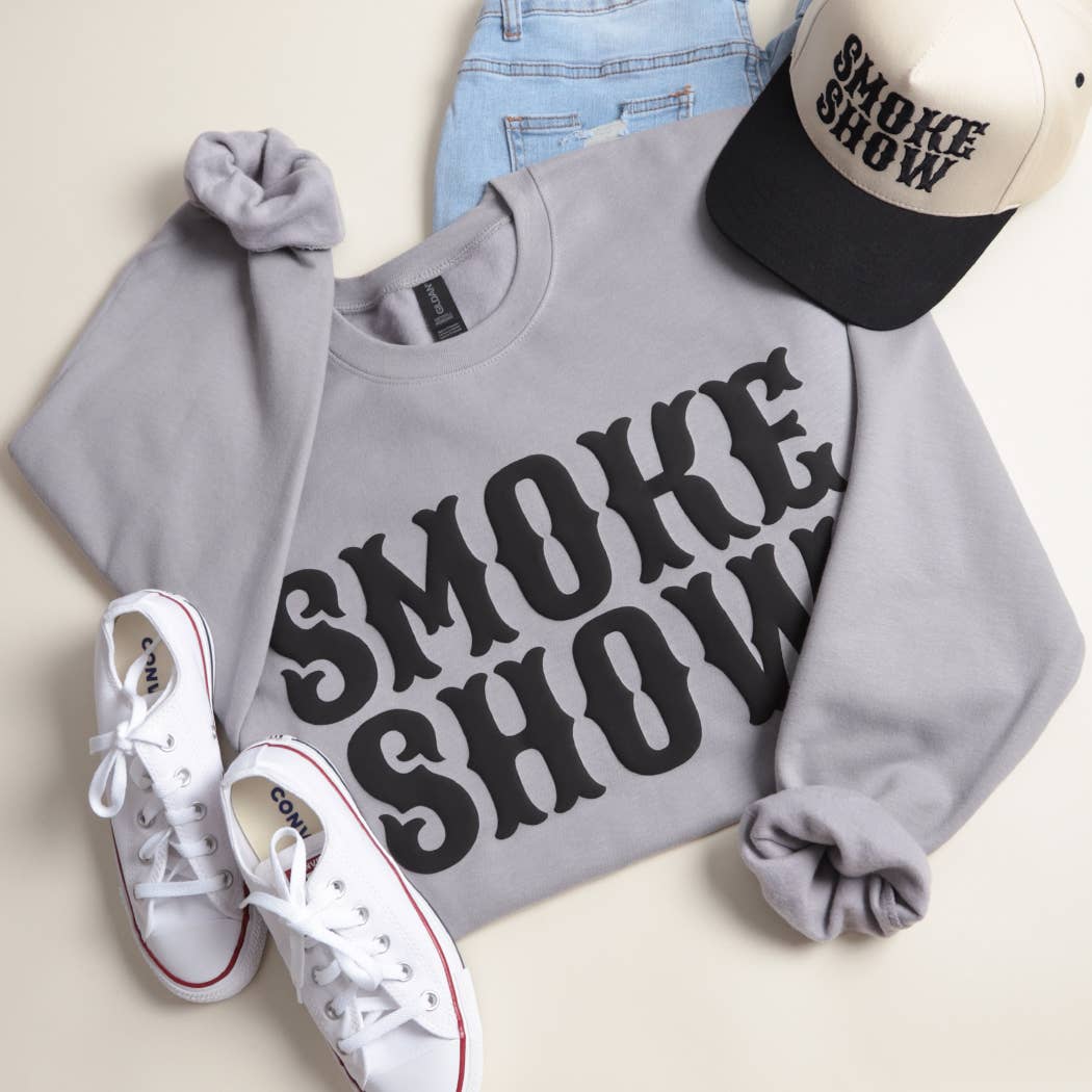 Smoke Show  Bold Puff Midweight Sweatshirt