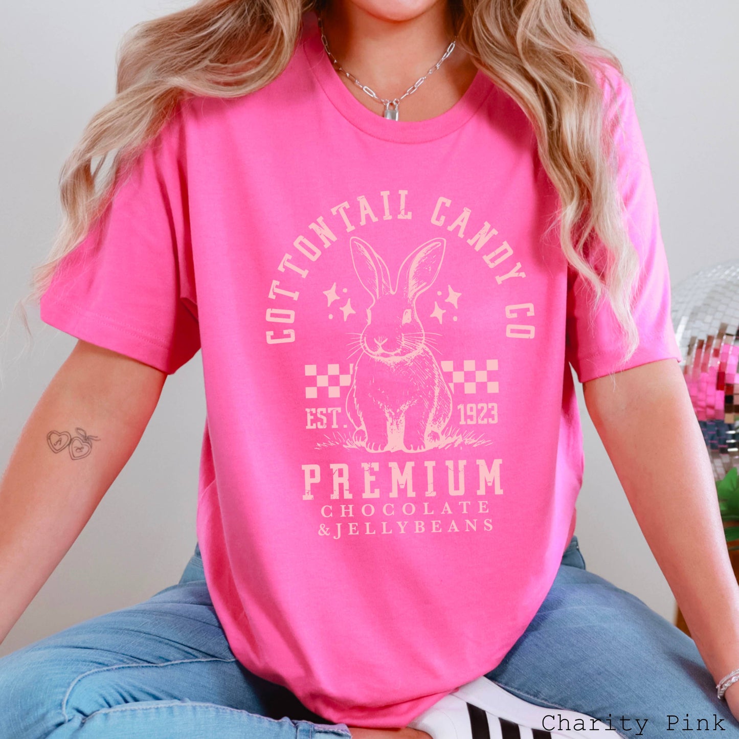 Easter Graphic Tee | Cottontail Candy Co.  | Bella Canvas