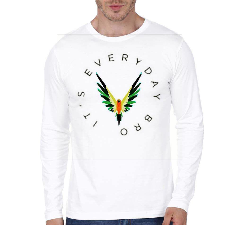 It’s Everyday Bro White Full Sleeve T-Shirt