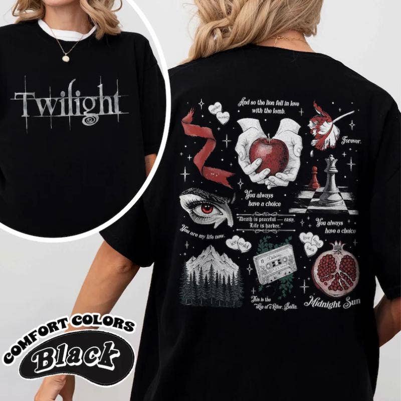 Twilight Vampire Romance Fan Shirt City of Forks Tee