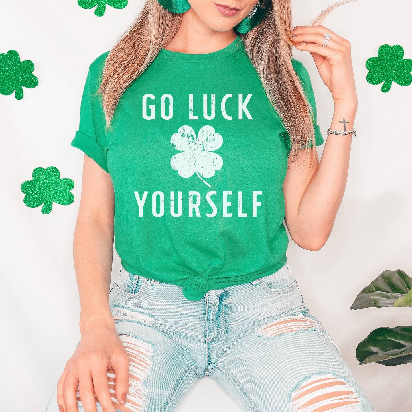 Go Luck Yourself Funny St Patrick's Day Shirt, St. Patrick