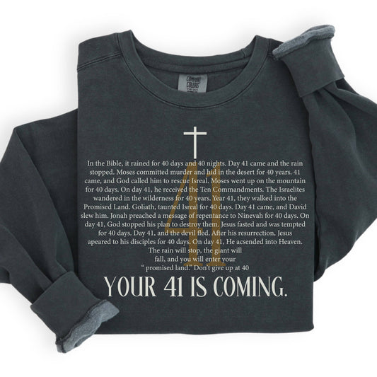 Faith & Love Christian Cross & Jesus Sublimation Sweatshirt
