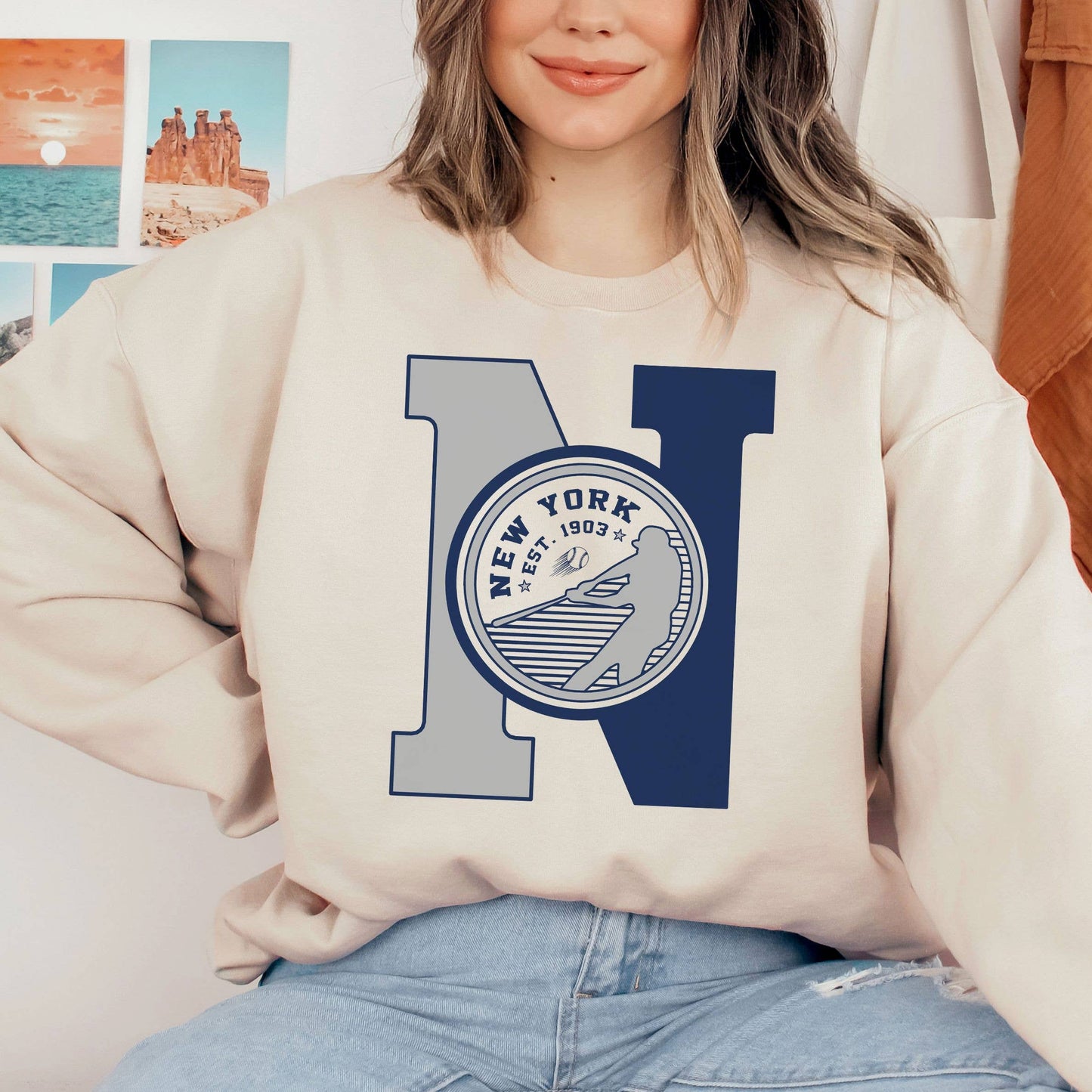 New York Yankees Baseball Game Day Sweat Sweatshirt
