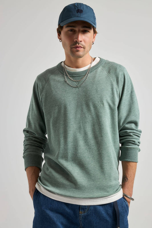 Essential Lightweight Sweater Salty Green