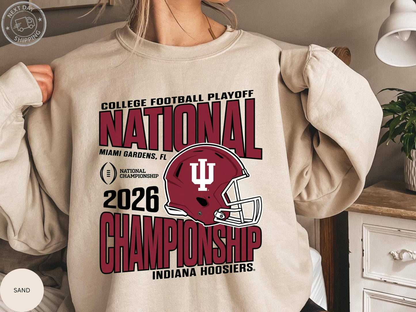 Hoosiers Champions Garment- Indiana Football & Colleague Tee