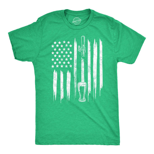 Craft Beer American Flag Men's T Shirt